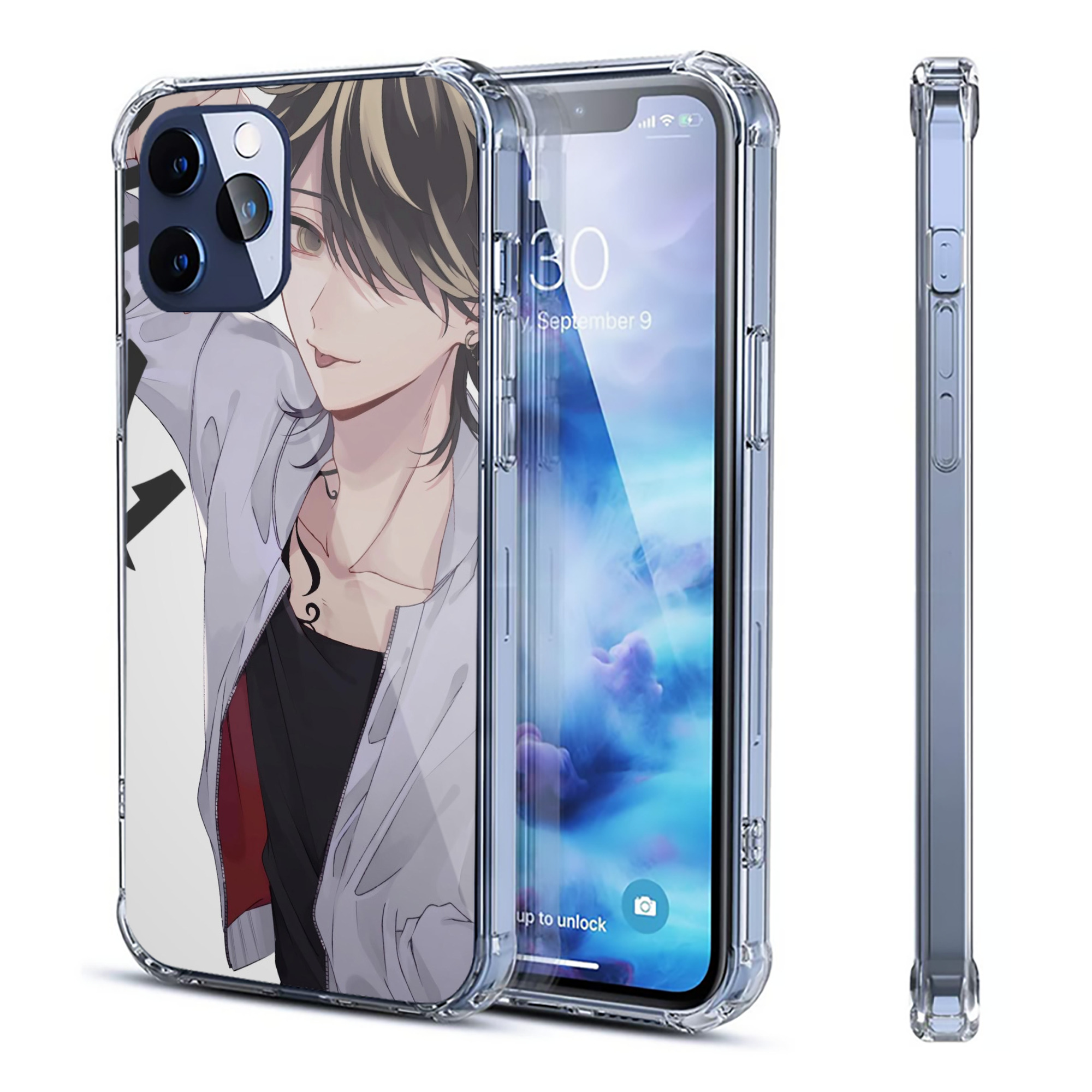 （画像用） 東京リベンジャーズ Tokyo Revengers 【iPhone 12シリーズ対応】透明スマホケース（クリアソフトケース）